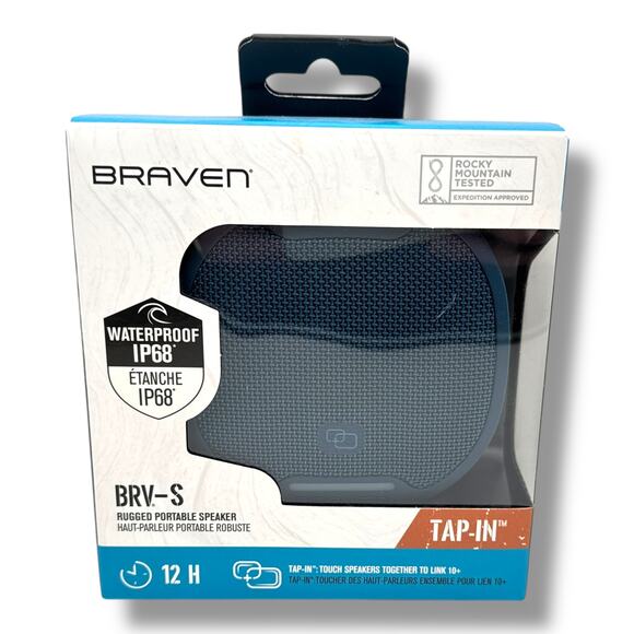 Braven BRV-S Rugged Portable Bluetooth Speaker - Blue - Picture 4 of 4